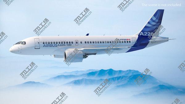 images/goods_img/20210312/Airbus A220 100 Detailed Interior 3D/5.jpg